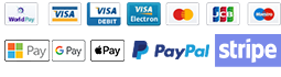 We accept the following payments