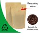 Recyclable Valve Brown Matt