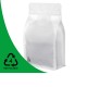 Recyclable Flat Bottom White Matt