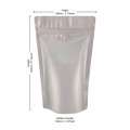 40g Silver Matt Stand Up Pouch/Bag with Zip Lock [SP1] (100 per pack)