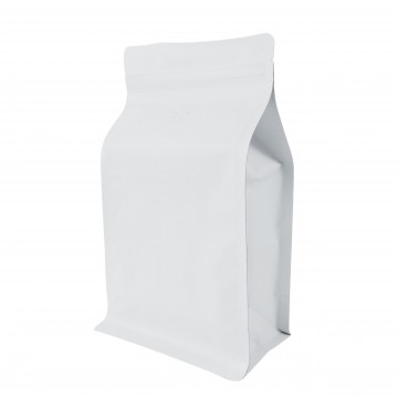 Rightpak Kraft Paper Stand up Pouch With Flat Bottom Side Gusset