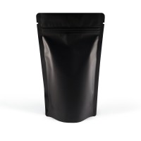 3kg Black Matt Stand Up Pouch/Bag with Zip Lock [SP7] (100 per pack)