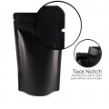50g Black Matt Stand Up Pouch/Bag with Zip Lock [WP1] (100 per pack)