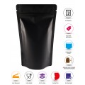 50g Black Matt Stand Up Pouch/Bag with Zip Lock [WP1] (100 per pack)