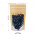 [Sample] 150g Kraft Paper One Side Clear Stand Up Pouch/Bag with Zip Lock [SP3]