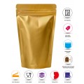 1kg Gold Matt Stand Up Pouch/Bag with Zip Lock [SP6] (100 per pack)