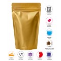 500g Gold Matt Stand Up Pouch/Bag with Zip Lock [SP5] (100 per pack)