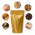 500g Gold Matt Stand Up Pouch/Bag with Zip Lock [SP5] (100 per pack)