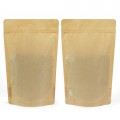 150g  Recyclable Brown Matt Stand Up Pouch/Bag with Zip Lock [SP3] (100 per pack)