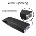 [SAMPLE] 500g 100x340mm Black Matt Side Gusset Pouch/Bag (100 per pack)