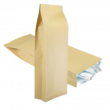 [SAMPLE] 500g 100x340mm Kraft Paper Side Gusset Pouch/Bag (100 per pack)