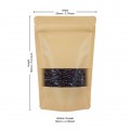 [Sample] 50g Window Kraft Paper Stand Up Pouch/Bag with Zip Lock [GP1]