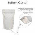 [Sample] 50g White Matt Stand Up Pouch/Bag with Zip Lock [WP1]