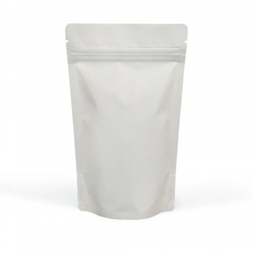 [Sample] 5kg White Matt Stand Up Pouch/Bag with Zip Lock [SP8]