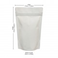 [Sample] 70g White Matt Stand Up Pouch/Bag with Zip Lock [SP2]