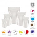 [Sample] 3kg White Shiny Stand Up Pouch/Bag with Zip Lock [SP7]